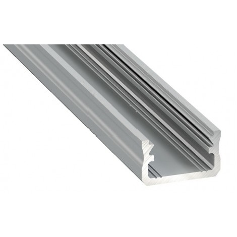 Профіль алю для л-ти LED L=4150 накл 9.3*16 срібло Grass Hopper