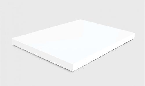 ME-001U AS біла перлина глянець метал MDF 18,4мм + кромка 
